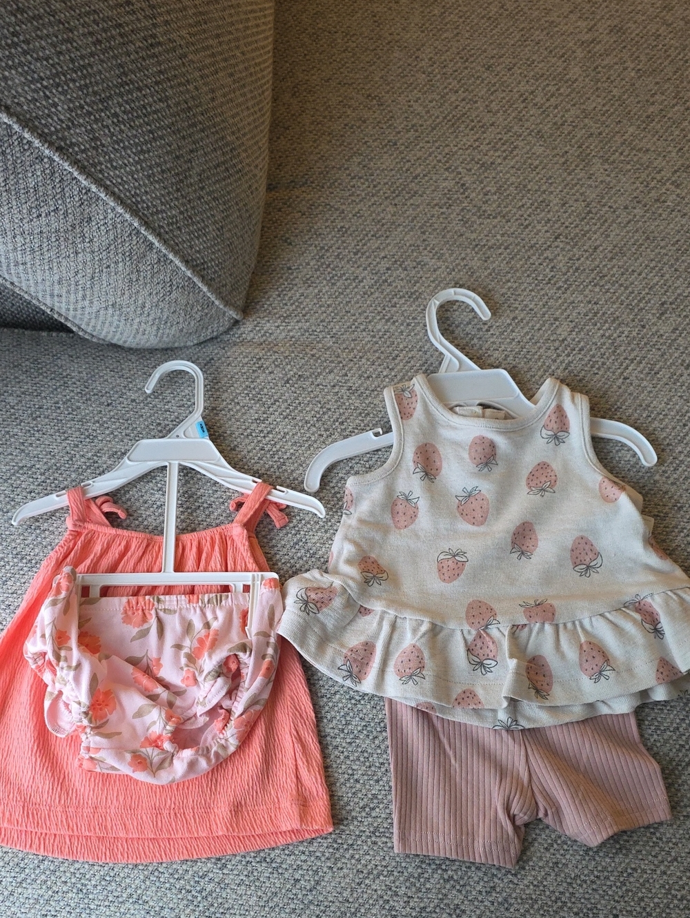 Pair Of Baby Girl Summer Sets